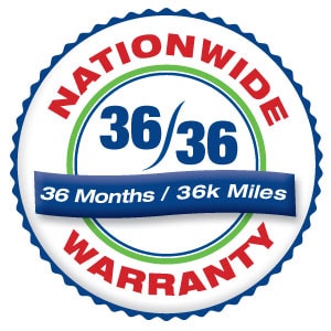 3-Year/36,000-Mile Warranty on Repairs